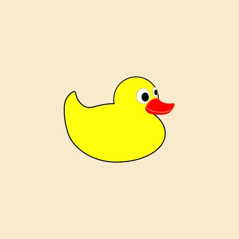 Canard en caoutchouc