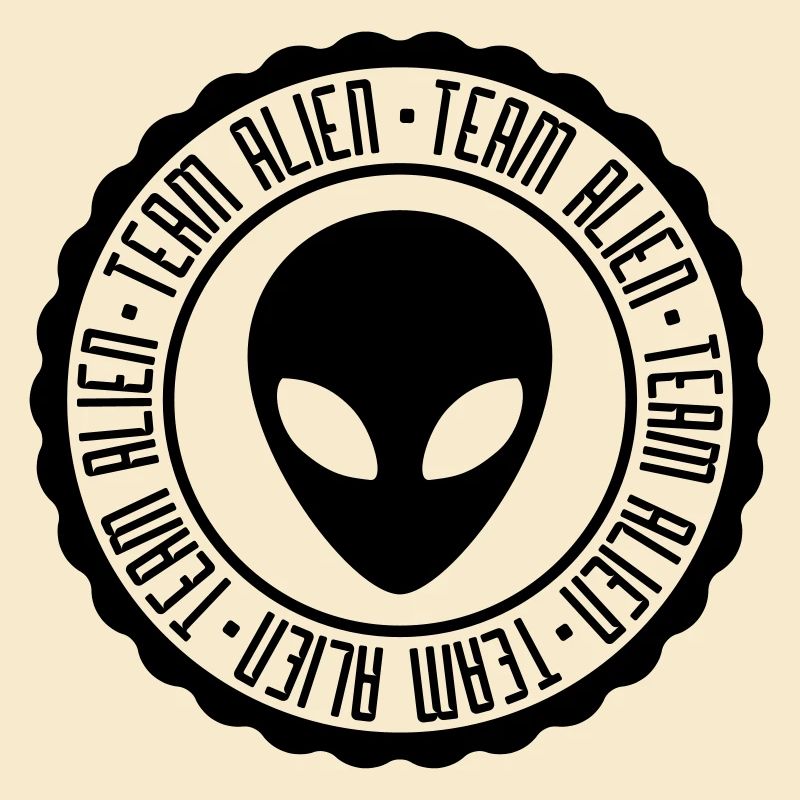Timbre en caoutchouc Team Alien