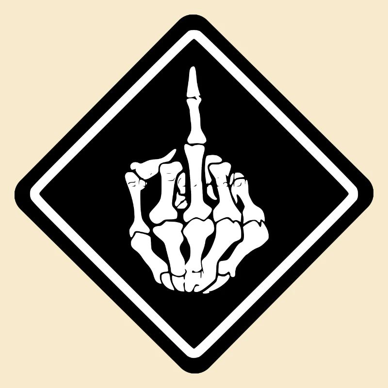 Mittelfinger - Skull n Bones Biker