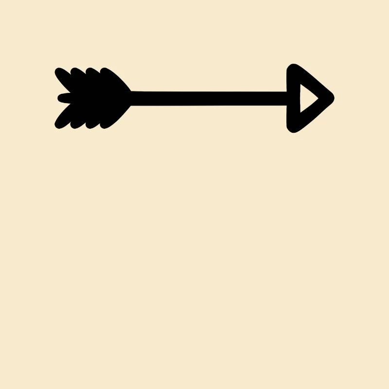 Symbole de flèche Noir