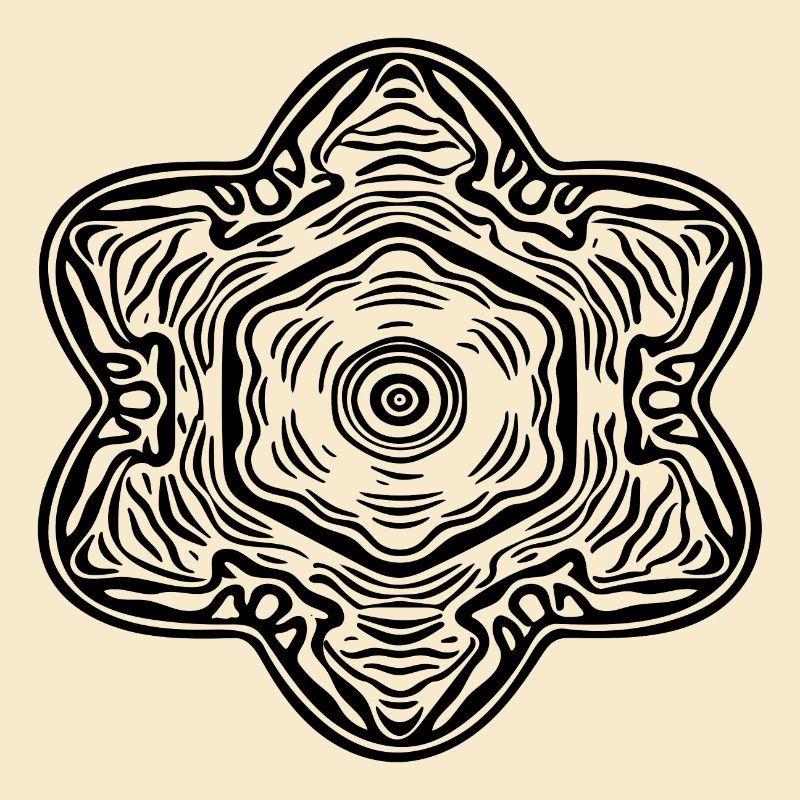 Geometric Mandala Flowers Pattern Shape