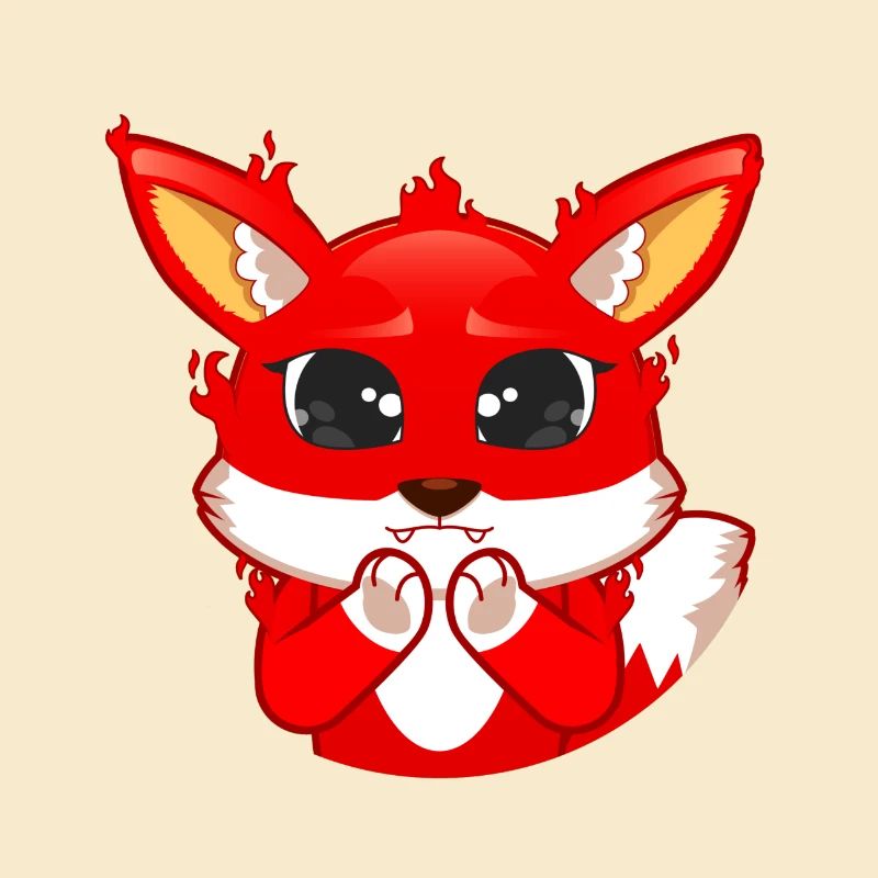 Fox big eyes without circle