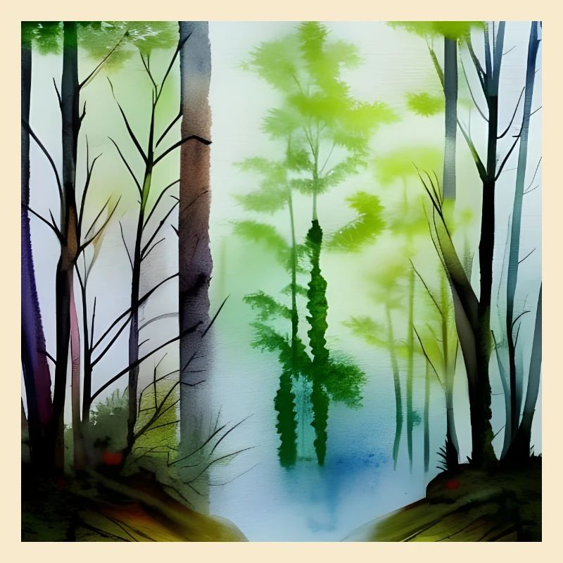Forest image art