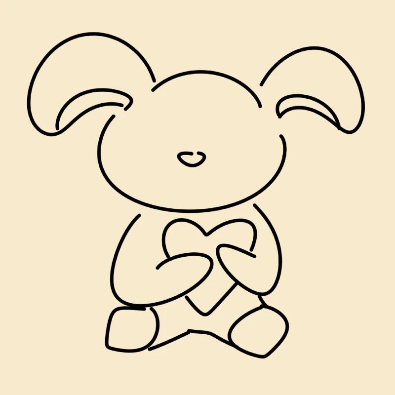 Rabbit Teddy animal symbol