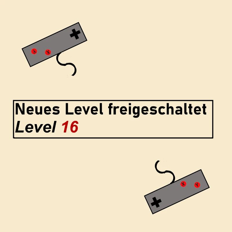 Level Up Gaming Geburtstag Geschenk Geschenkidee