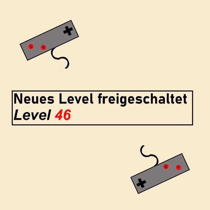 Geschenk Geschenkidee Geburtstag Gaming Level Up