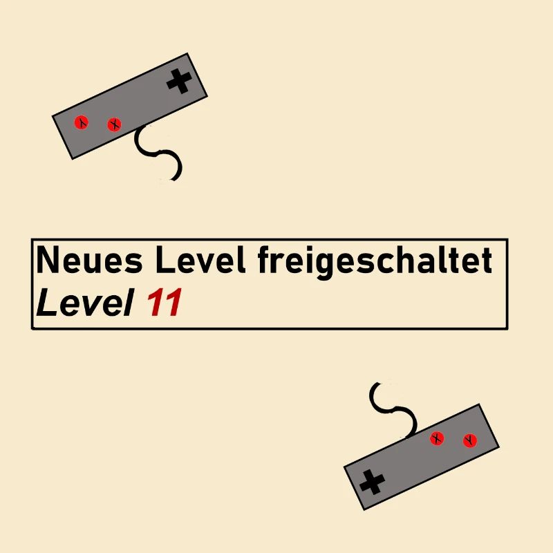 Level Up Gaming Geschenk Geburtstag Geschenkidee