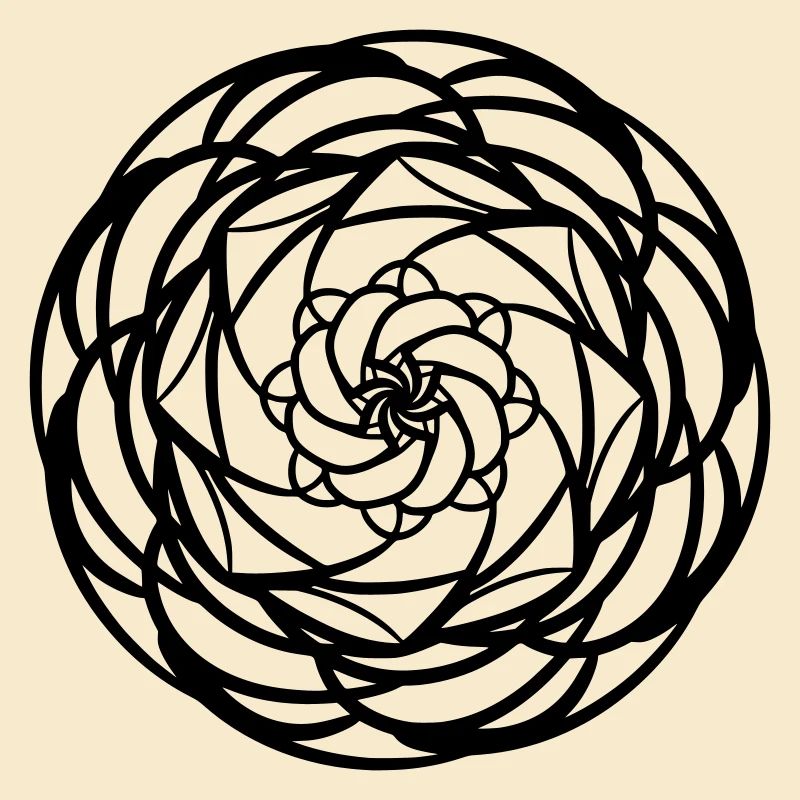 Round Mandala Pattern