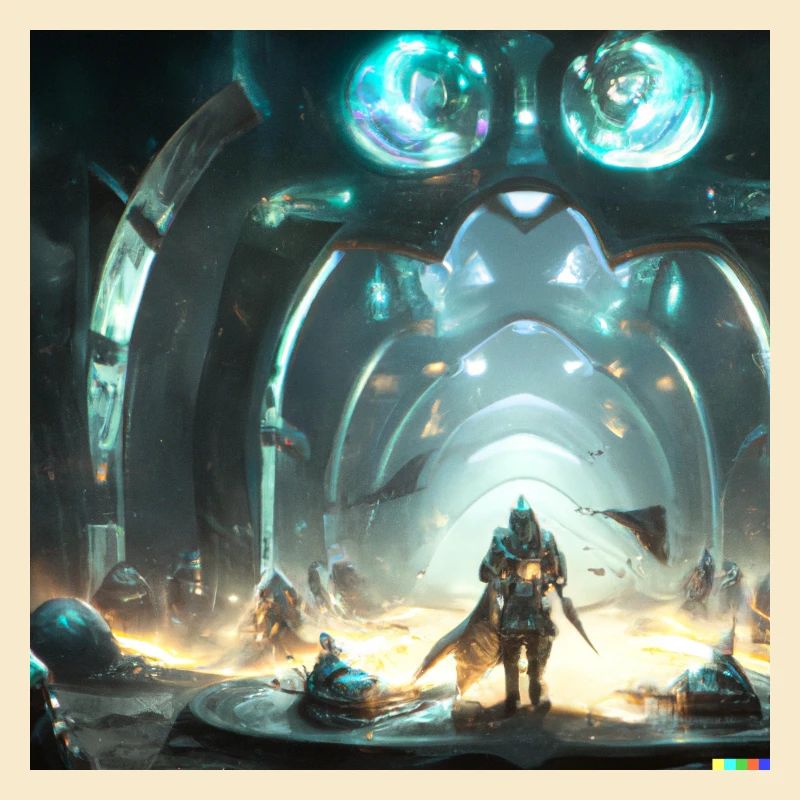 Sci-fi kampf digital art