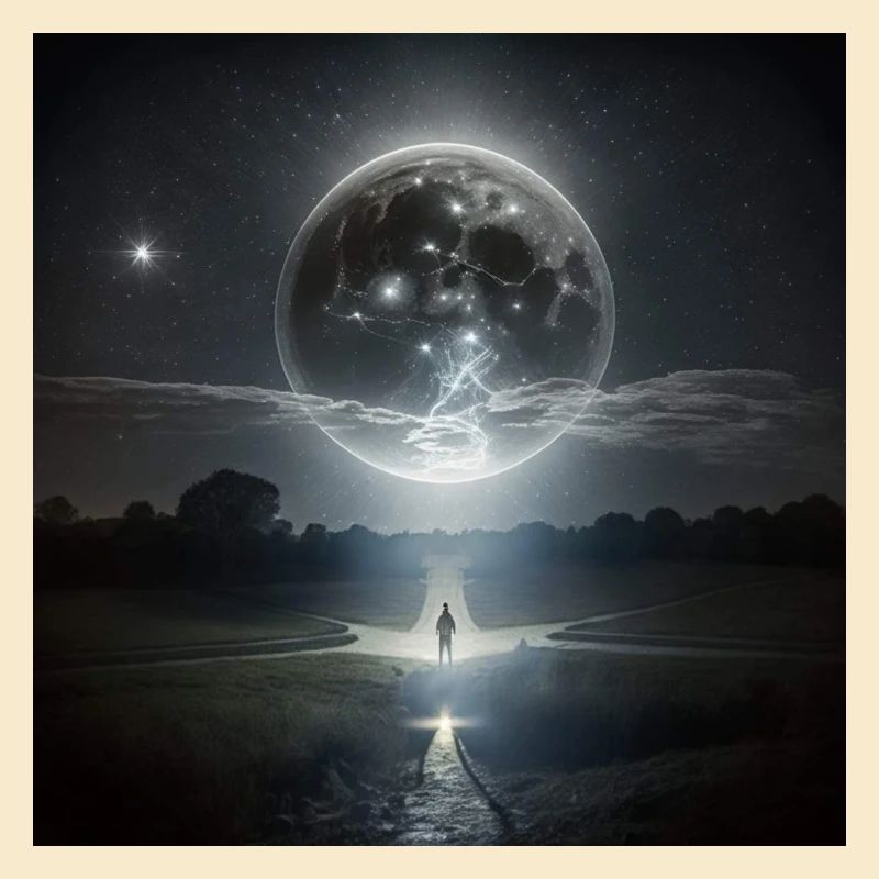 Alone with the moon