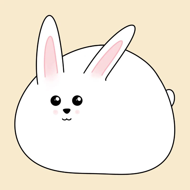 Lapin blanc gras, sucré, Pâques