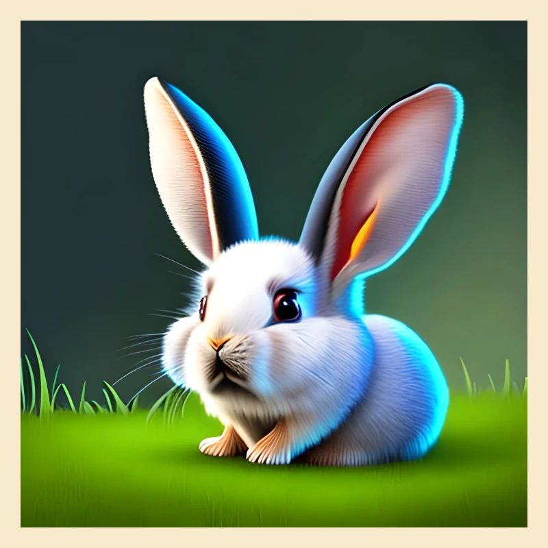 Rabbit with Big Ears