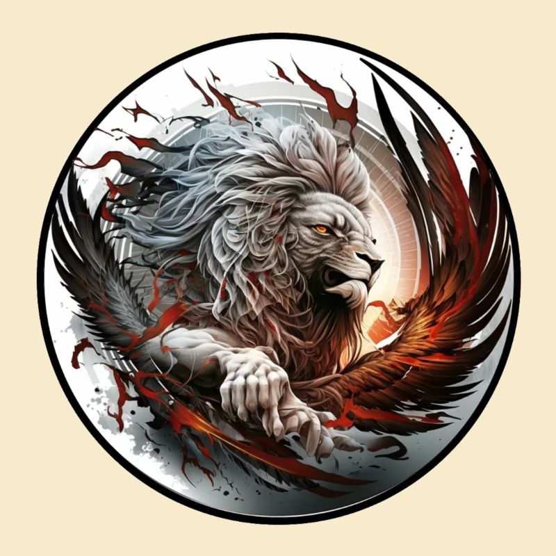 lion de feu