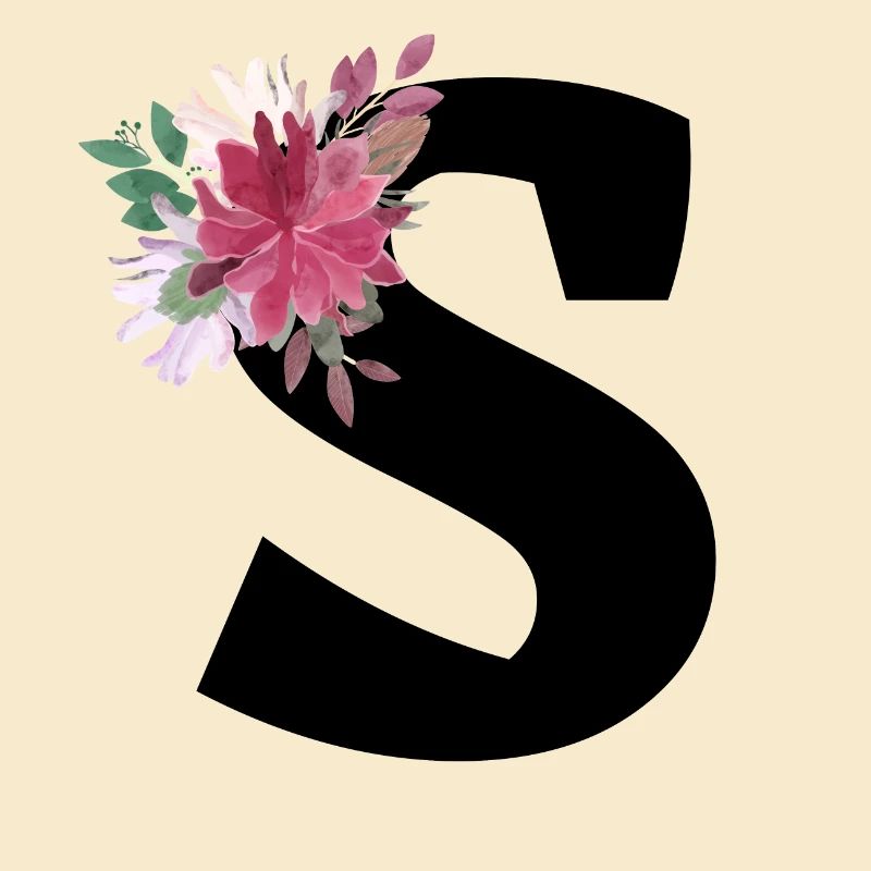 Florale Buchstaben