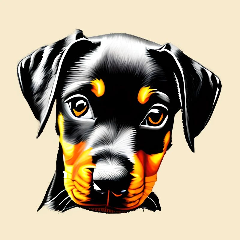 Dobermann Hund Dobermannwelpe Dobermanntrainer