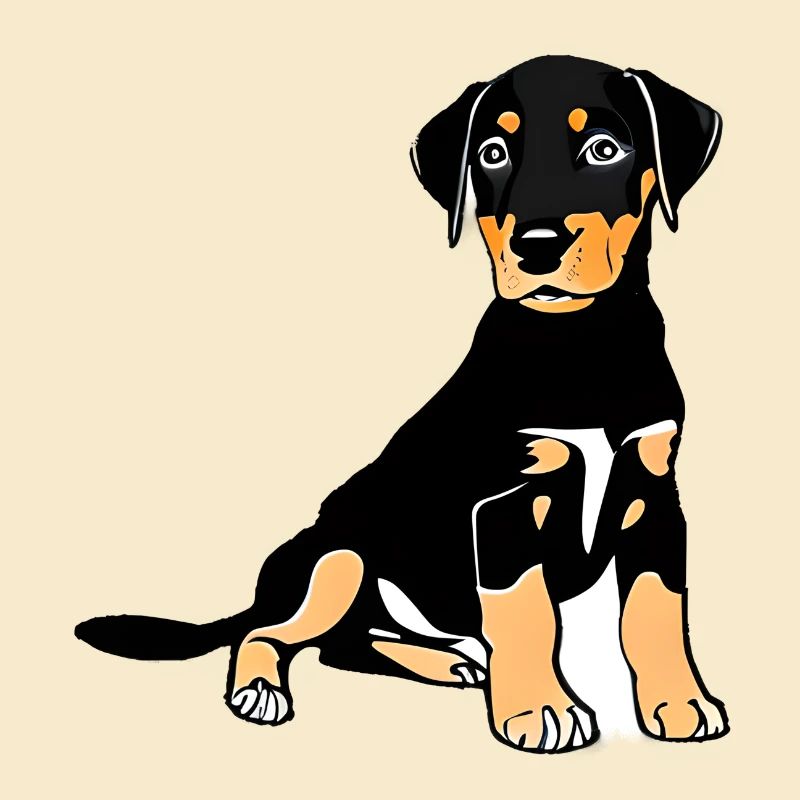 Doberman chiot chien Doberman Doberman dresseur de doberman