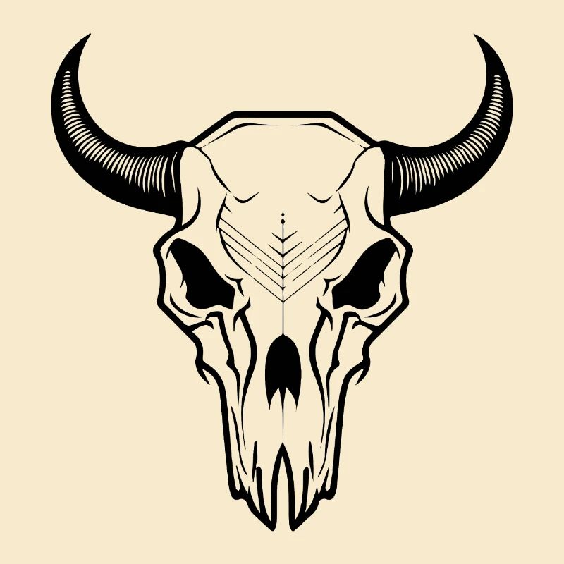 Cow Skull Boho