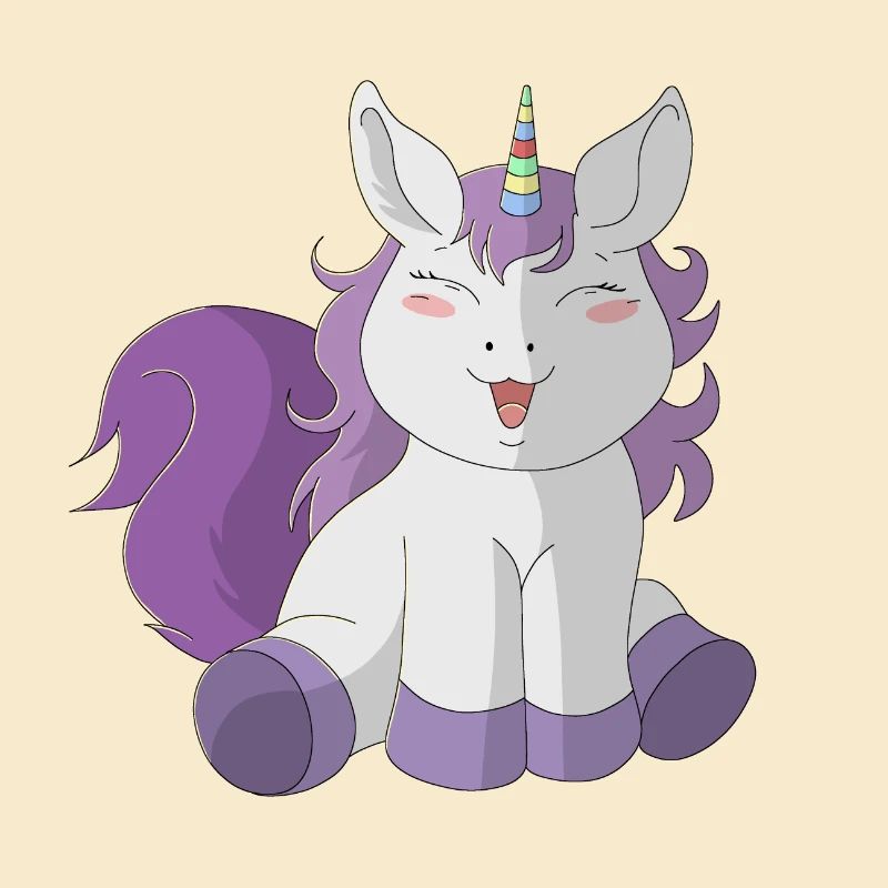 Kleines süßes Einhorn