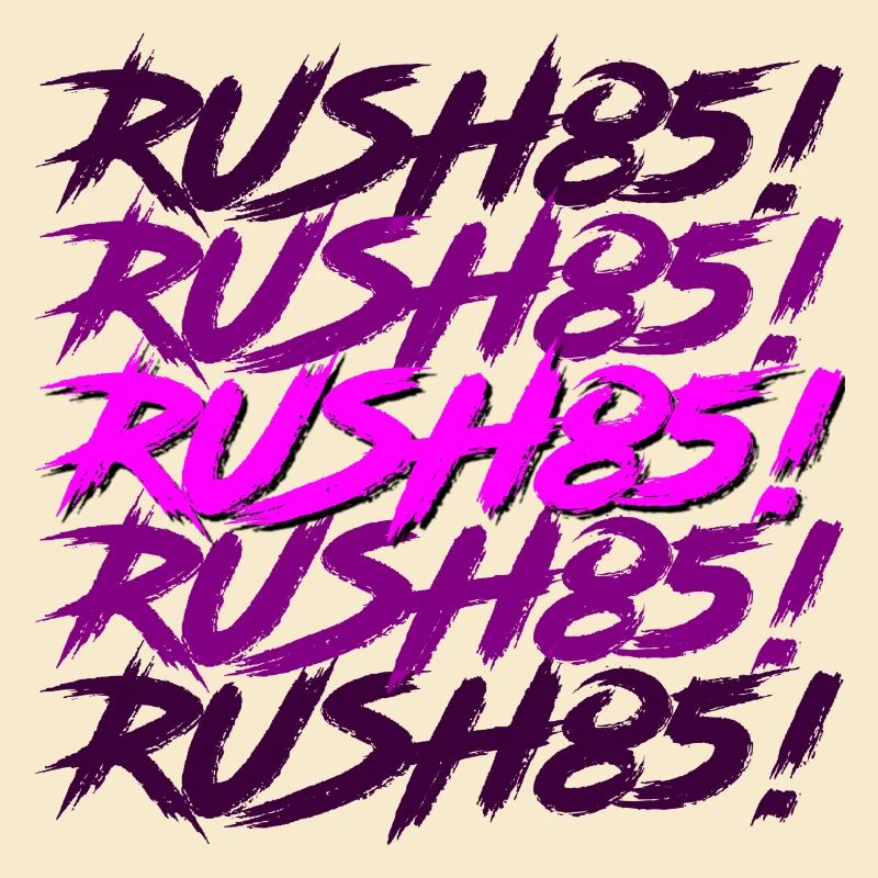 Synthwave / Cyberpunk Title Design RUSH85! -Dunkel