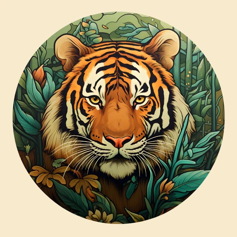 Lebendiger Tiger