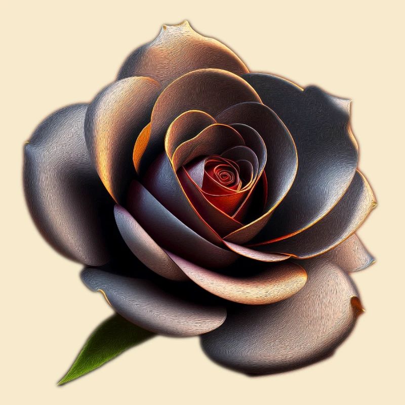 Schwarze Rose