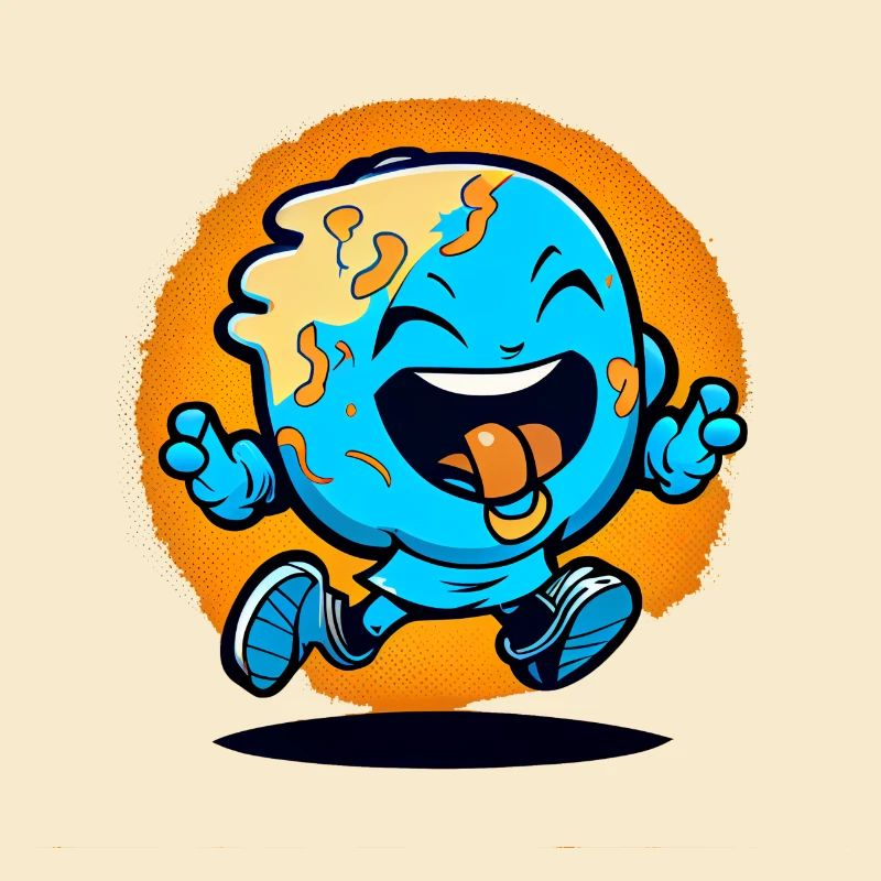 Cheeky monster running