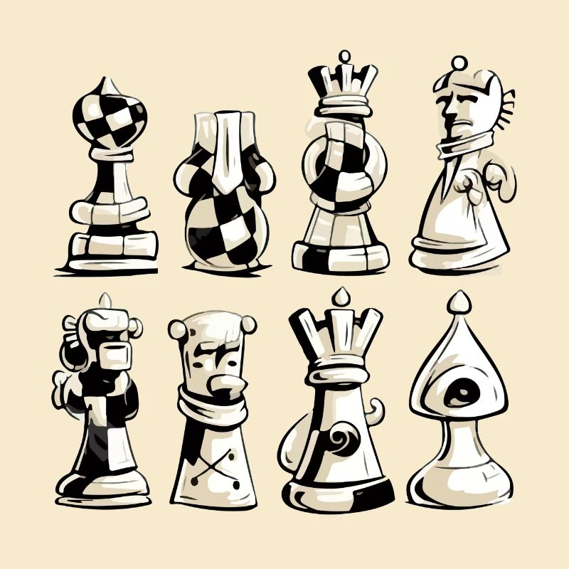 Pièces d échecs n°4