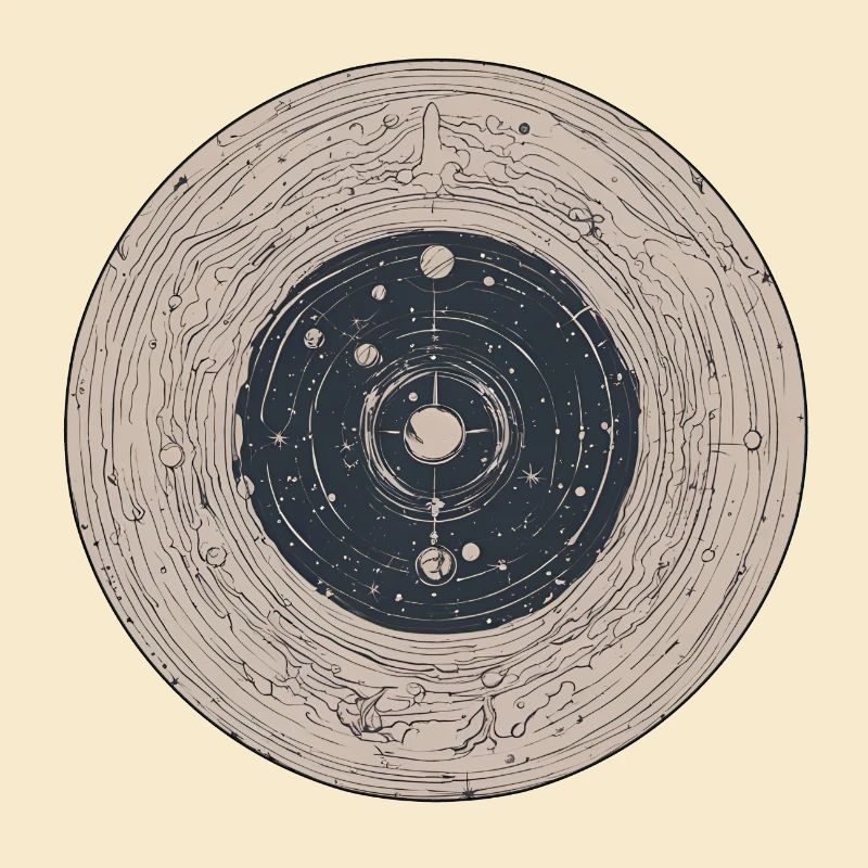 Abstrait Système solaire / Planètes / Univers