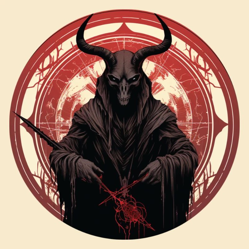 Demon Hunter Devil rund Design