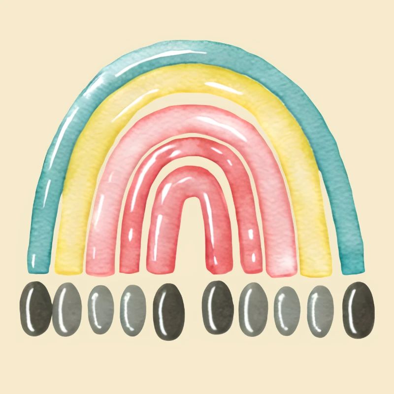 Conception de bébé arc-en-ciel pour enfants