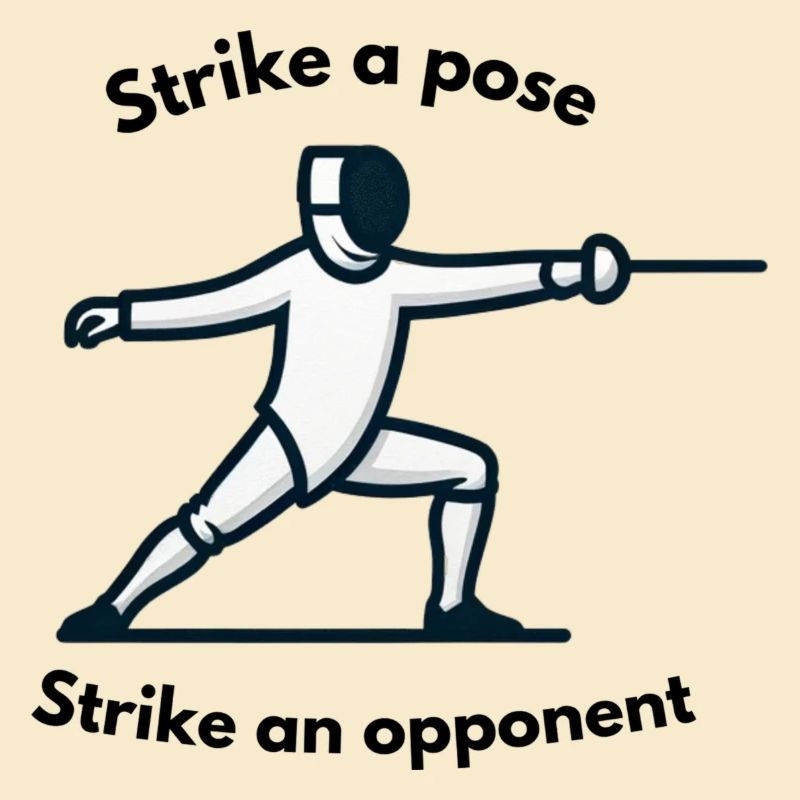 "Nimm eine Pose ein, schlage einen Gegner"