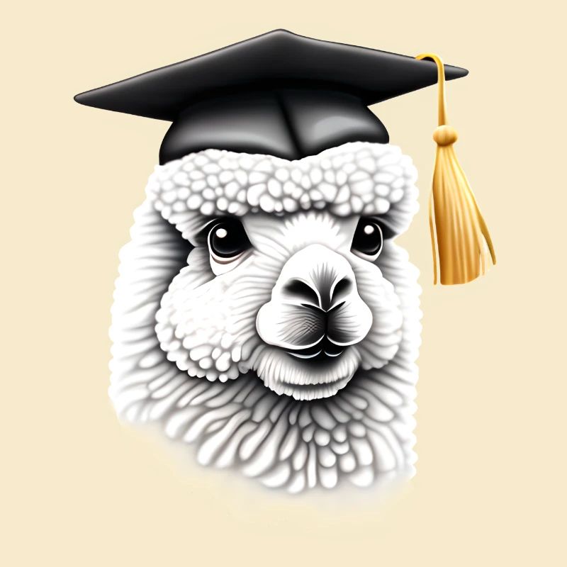 Bachelor Alpaka Schulabschluss Studium Absolvent