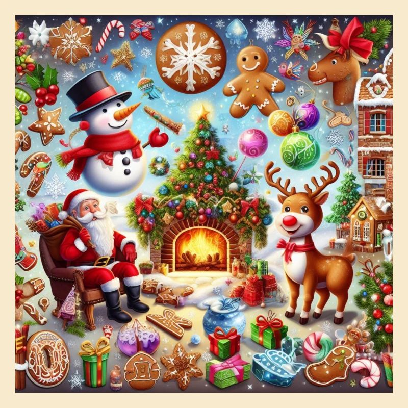 Weihnachtsmärchen-Collage