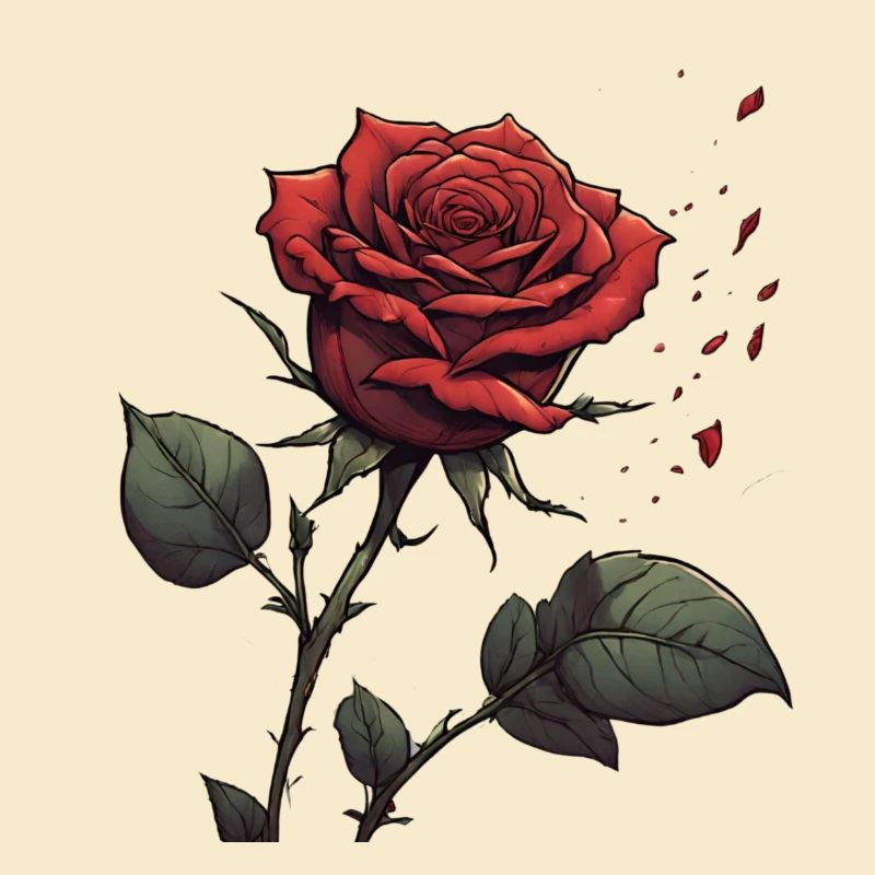 Le signe de l’amour éternel - la rose rouge