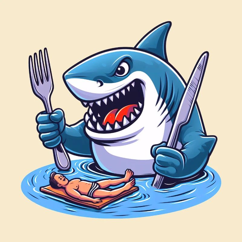 Requin affamé