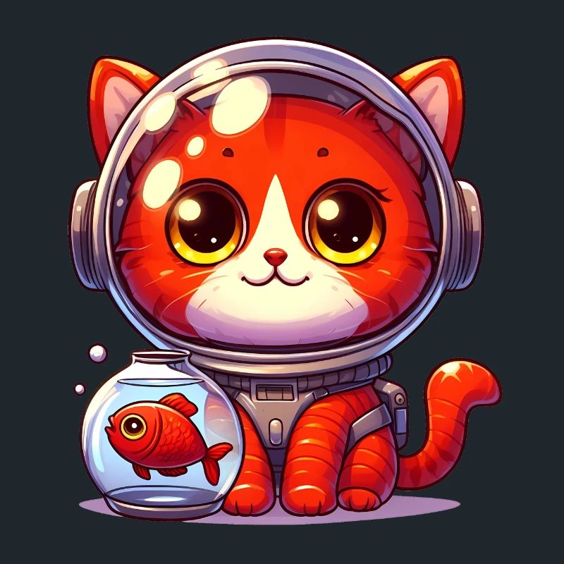 Le chat astronaute
