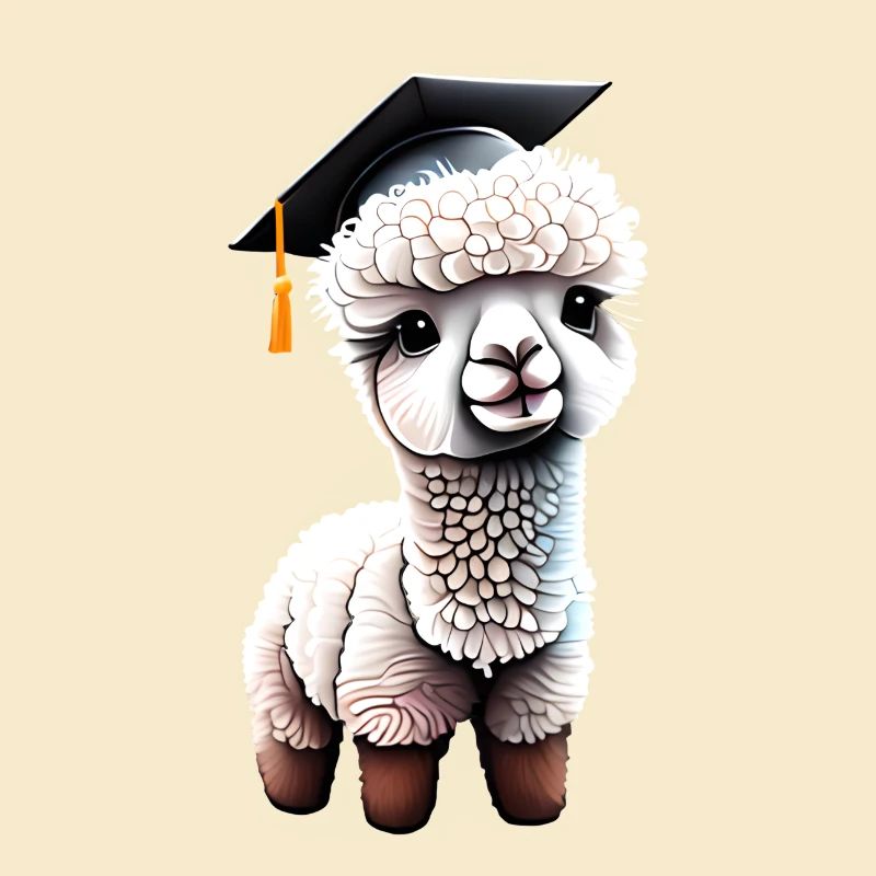 Bachelor Alpaka Studium Schulabschluss Absolvent