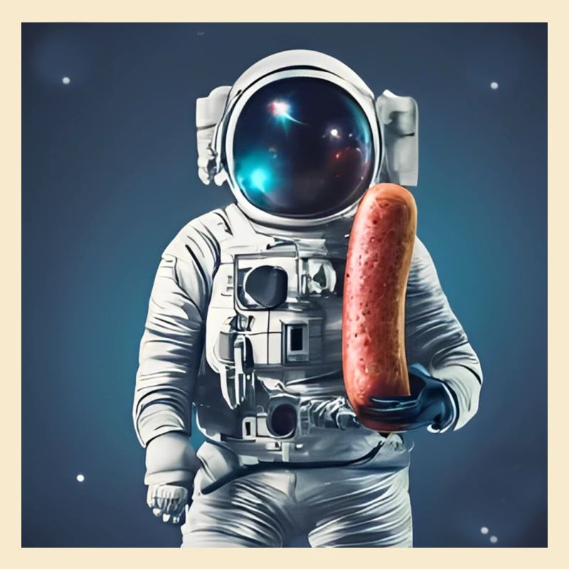 Astronaute saucisse