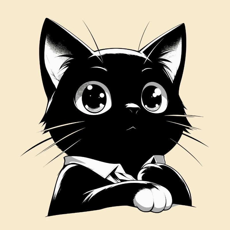 Anime-Stil Katze