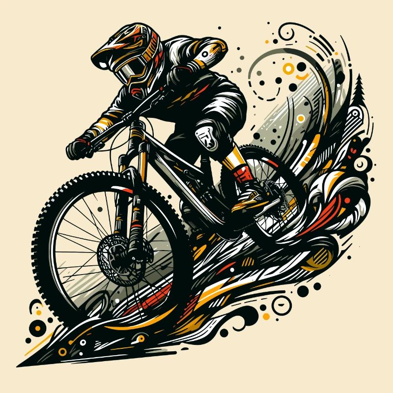 MTB Mountainbiking Downhill Geschenk