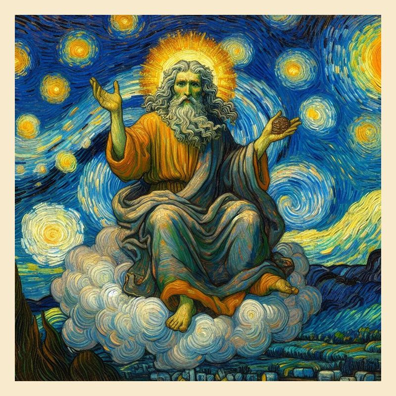 Dieu dans un Van Gogh