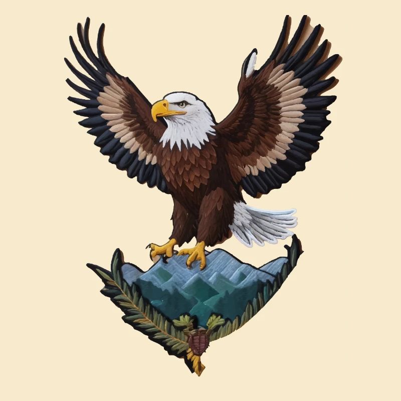 Beautiful bald eagle