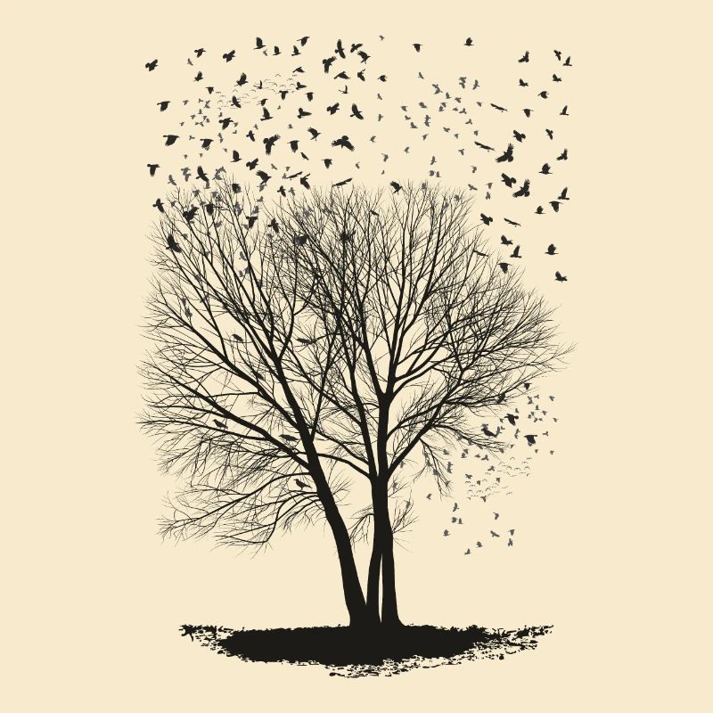 Ravens on a Poplar trees2