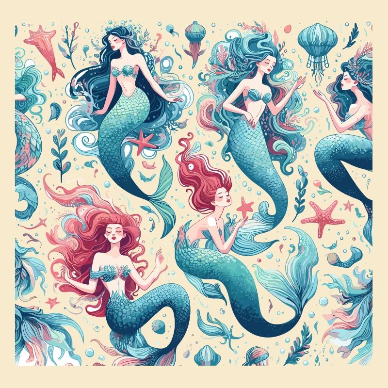 Mermaid Pattern Gift