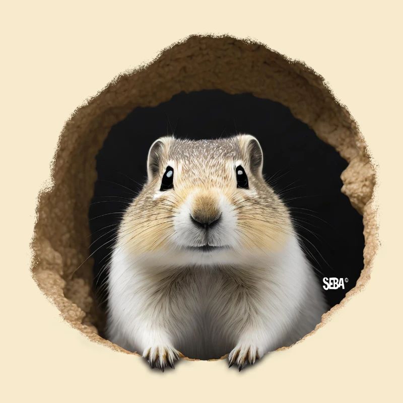 Süßes schläfriges Erdhörnchen