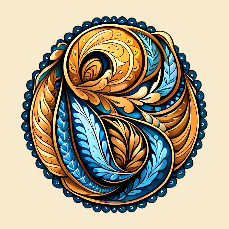 Paisley Pattern Mandala