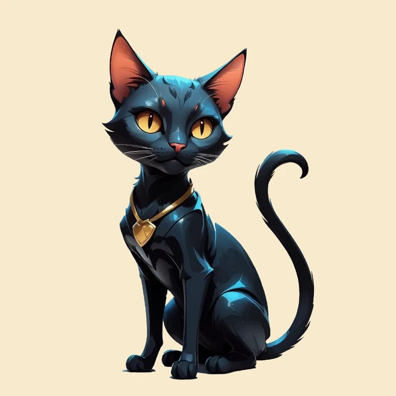 Chat Bande Dessinée Mignon