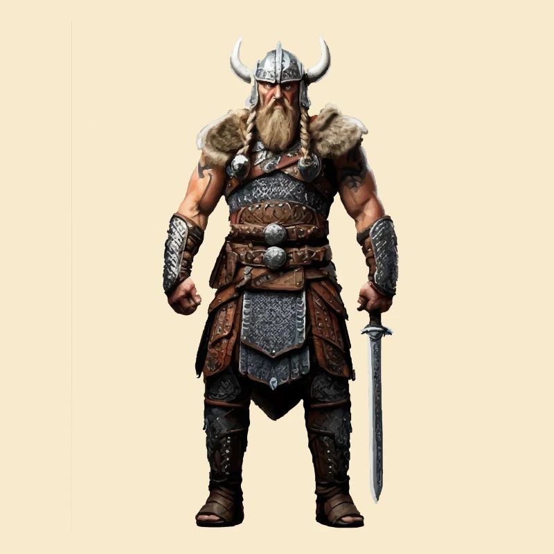 Wikinger Krieger Walhalla