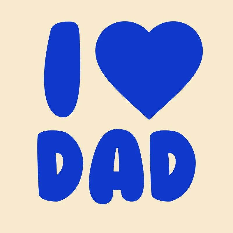J’AIME PAPA Bleu
