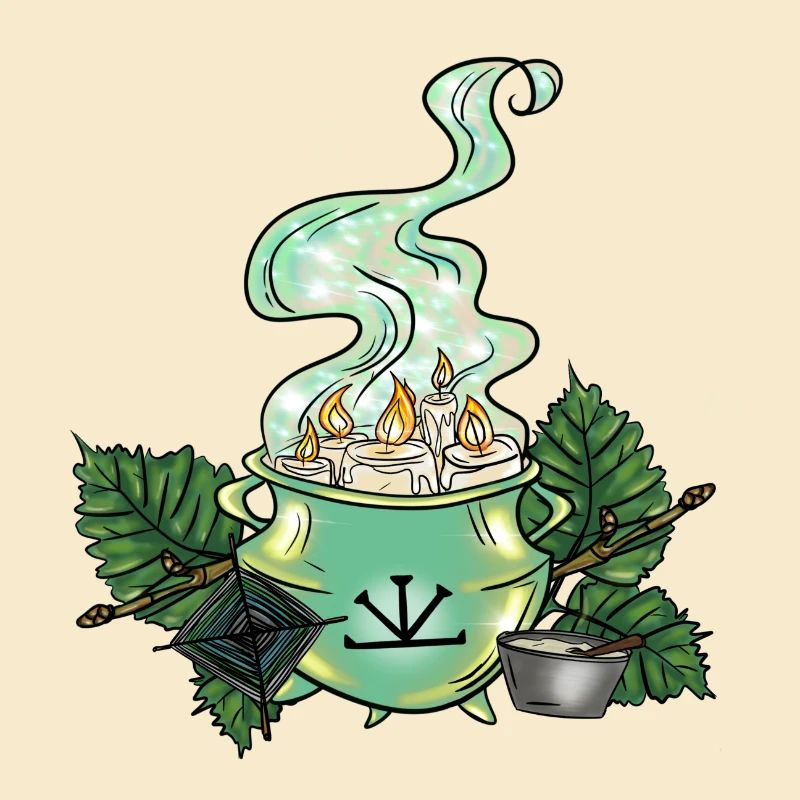 Imbolc Witch's Cauldron